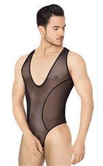 Salopetă SoftLine 4609 din plasă, neagră, XL