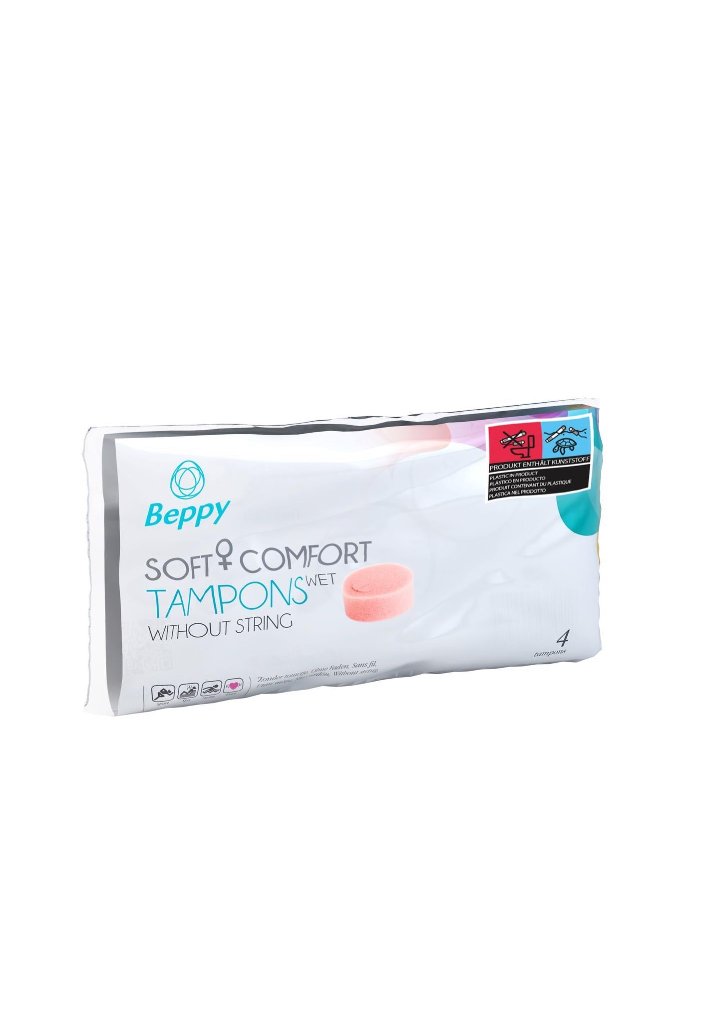 Beppy Soft Comfort Burete Anal Umed 4 buc Natural