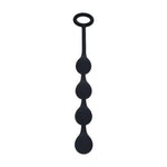 Perle anale din silicon Levelz Waterdrop S, negre