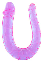 Dildo dublu Seven Creations violet 34 cm