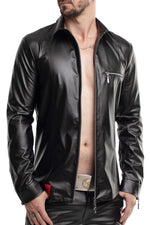 Tricou Regnes Fetish Planet RMPasquale001 wetlook negru XL