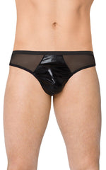Tanga bărbătească super-croiată SoftLine 4517 negru M/L