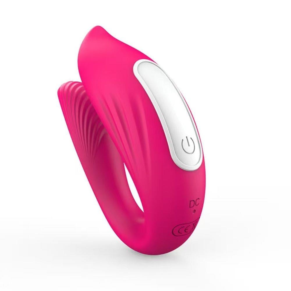 Vibrator portabil Lyla din silicon roz, controlat prin aplicație USB