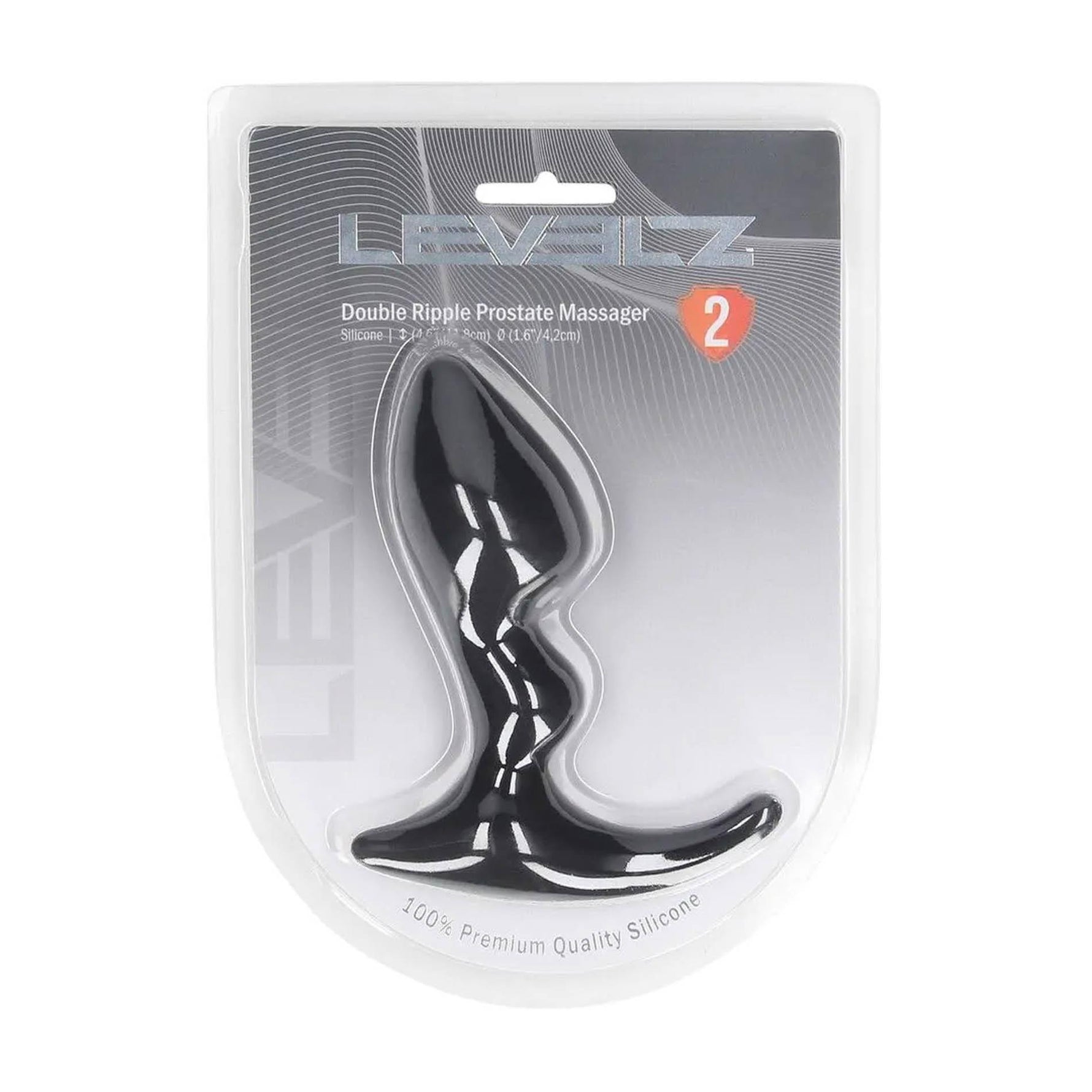 Stimulator de prostată Levelz Level 2 din silicon, negru