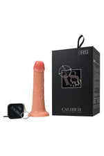 Dildo realist Caliber, culoarea pielii, 18 cm, 3 cm