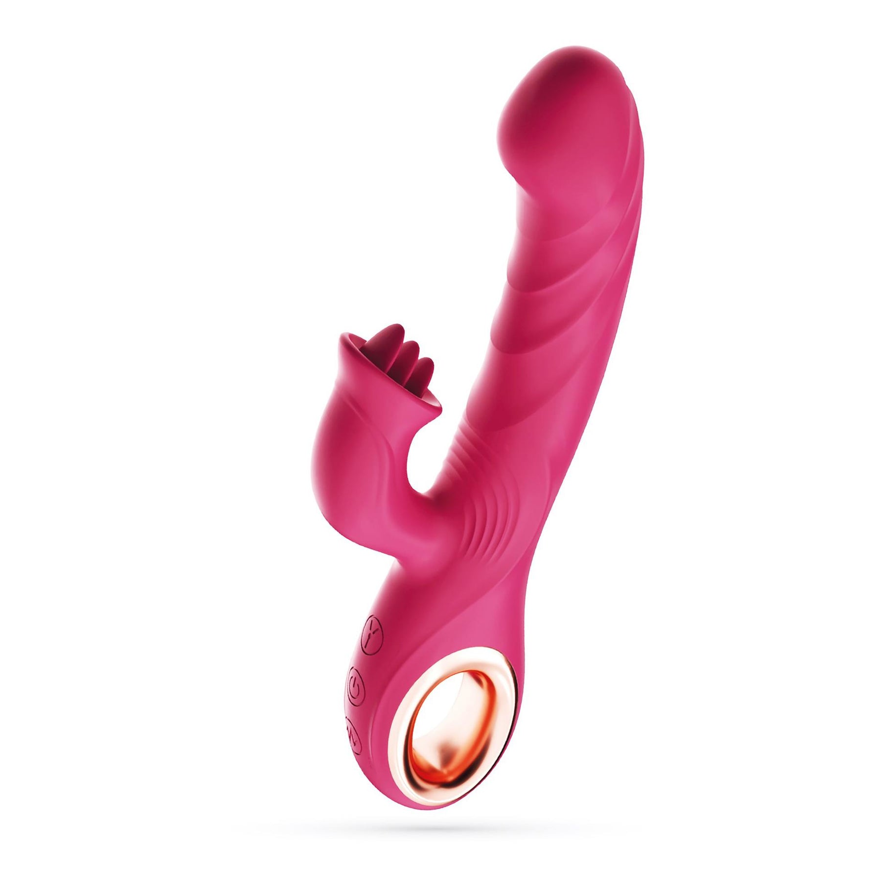 Vibrator iepuraș din silicon Crushious Mirenca 22,5 cm