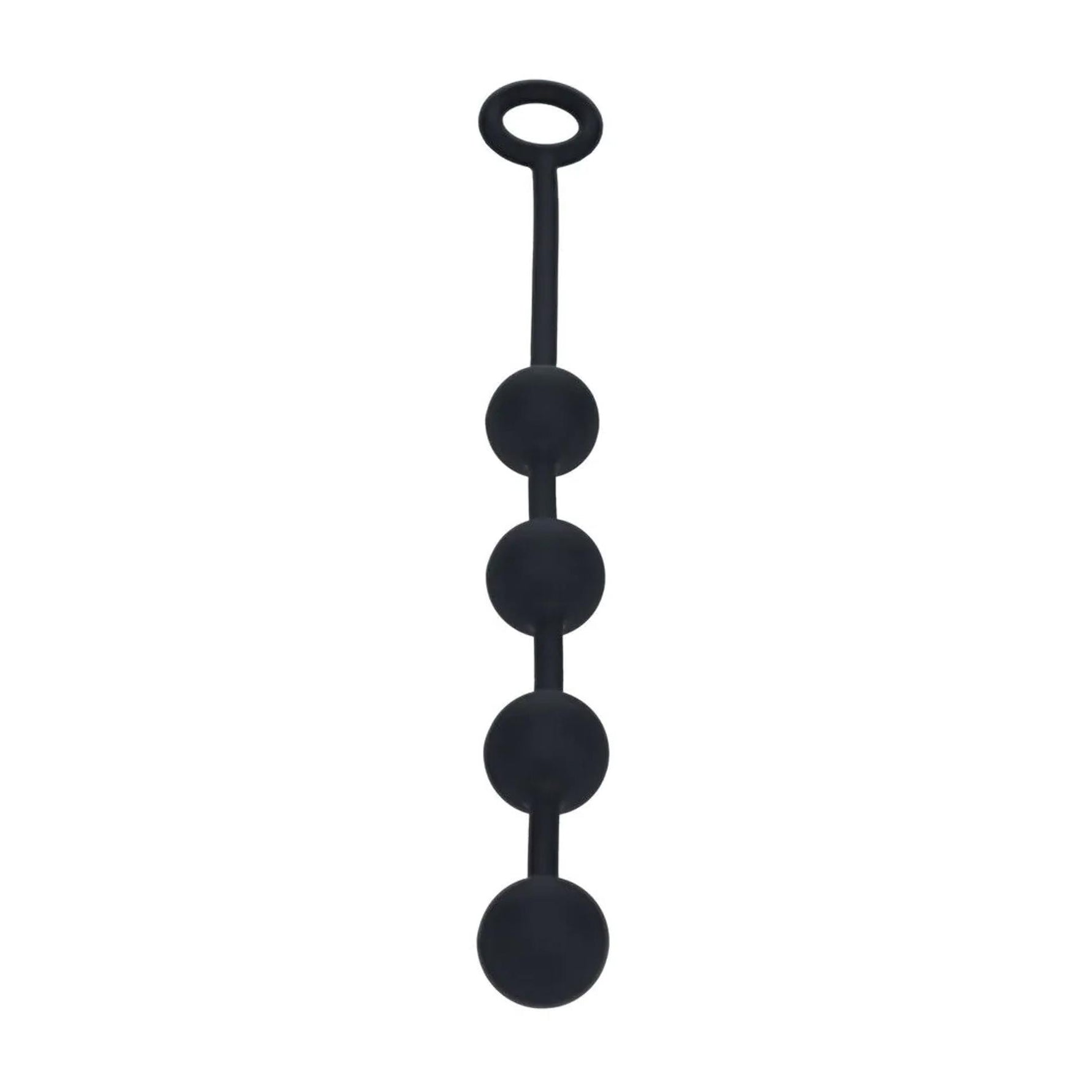 Perle anale din silicon negru Levelz M 30mm