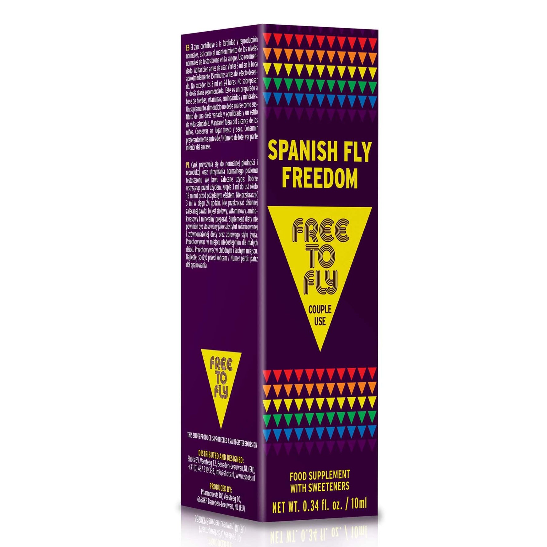 Afrodisiace Spanish Fly Free to Fly Pharmquests 10 ml