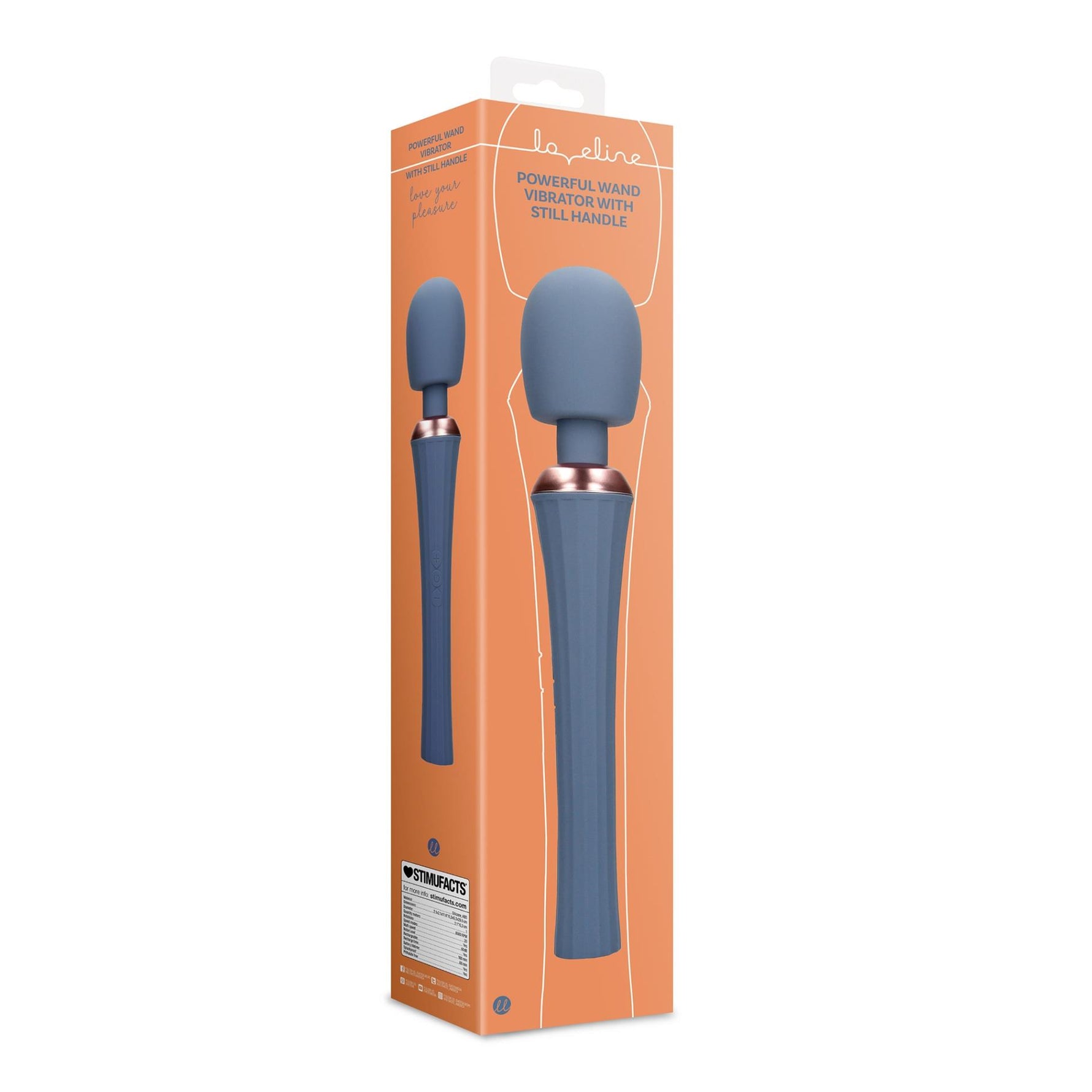 Vibrator cu baghetă din silicon Loveline, 10 funcții