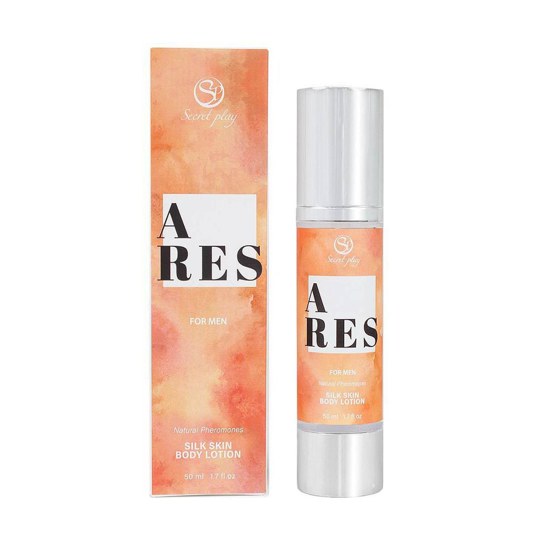 Loțiune de corp Ares Silky cu feromoni Secret Play 50 ml