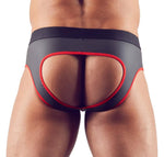 Jockstrap Svenjoyment pentru bărbați cu fermoar, neopren mat