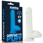 Dildo strălucitor din silicon Lovetoy Lumino Play 20 cm