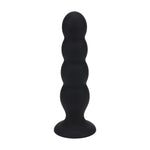 Dop anal cvadruplu din silicon Levelz XL cu zornăitoare, negru, 16,5 cm