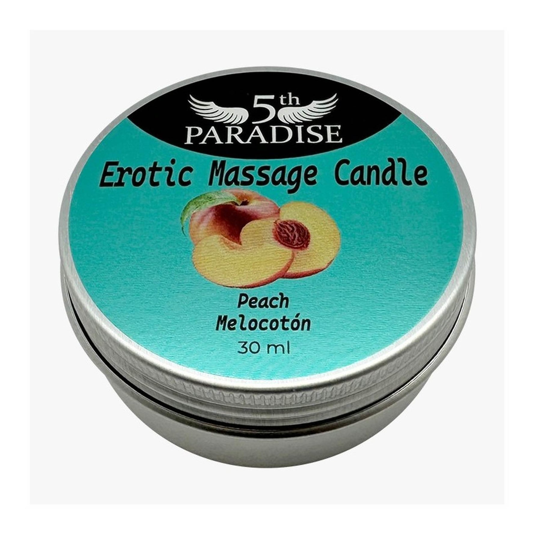 Lumânare de masaj erotic cu aromă de piersică 5th Paradise 30ml