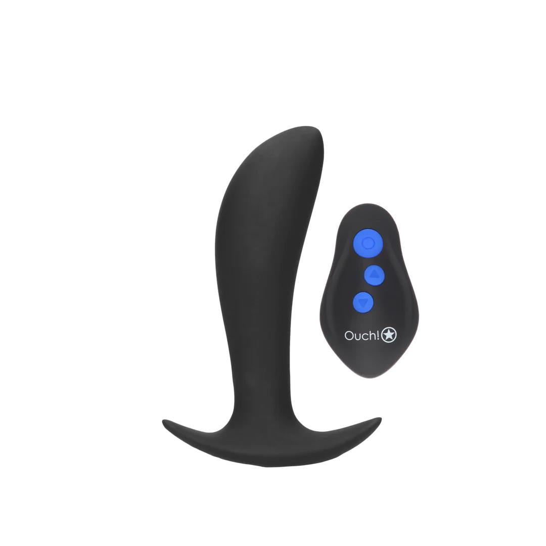 Au! Plug anal vibrant de 12,3 cm cu electrostimulare