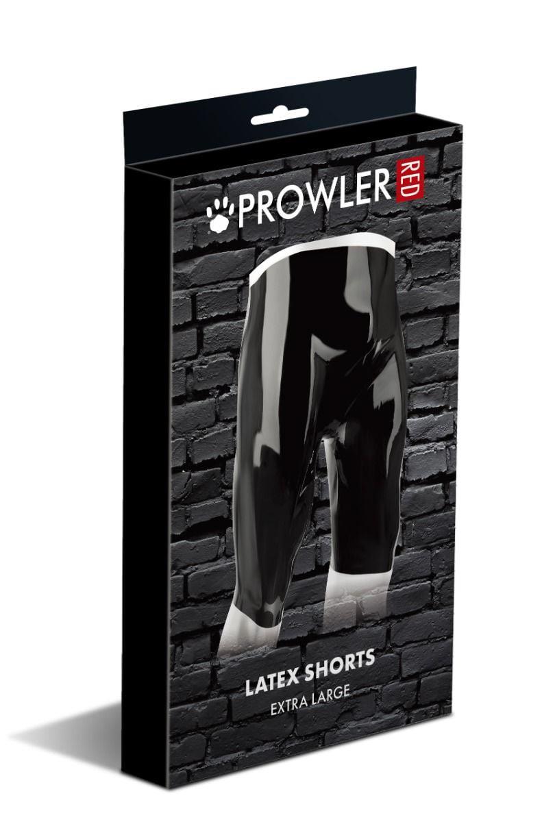 Pantaloni scurți din latex Prowler RED XL