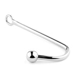 Cârlig anal din oțel HeavyFun cu bilă 3,2 cm 24 cm