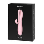 Stimulator clitoridian USB din silicon roz INTY Toys Flare