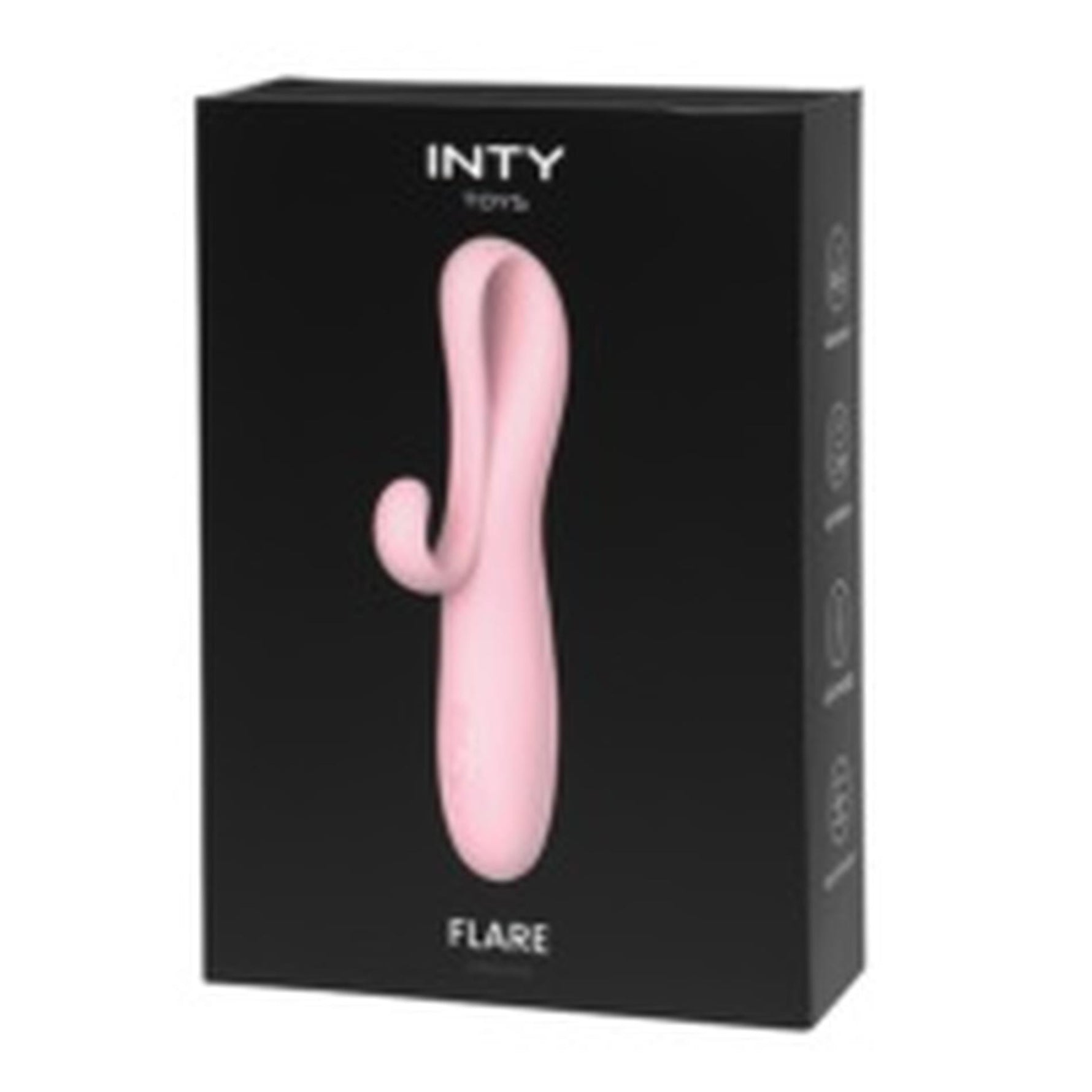 Stimulator clitoridian USB din silicon roz INTY Toys Flare