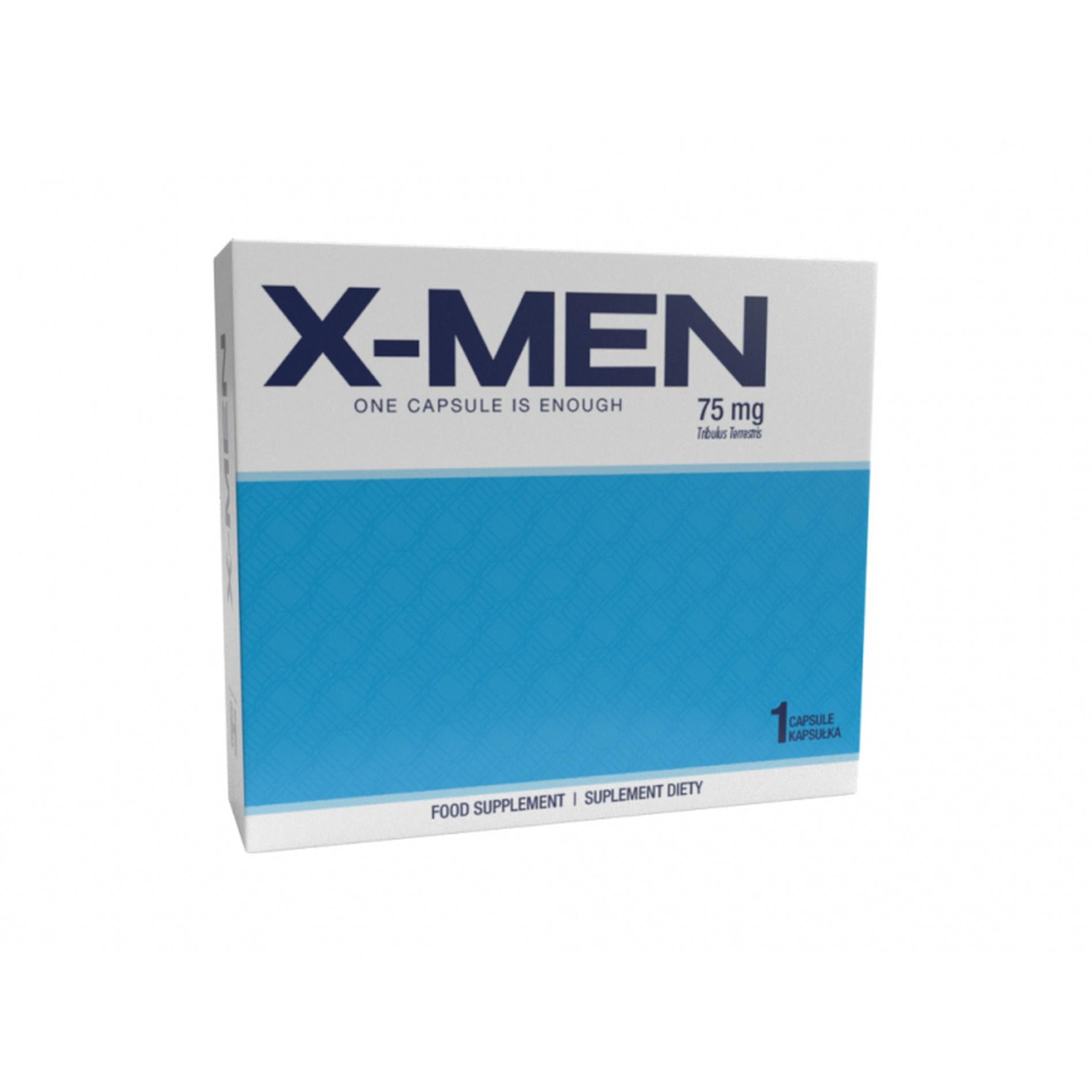 Supliment alimentar X-men pentru erecție 1 capsulă