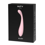 Vibrator roz cu USB din silicon pentru punctul G INTY Toys