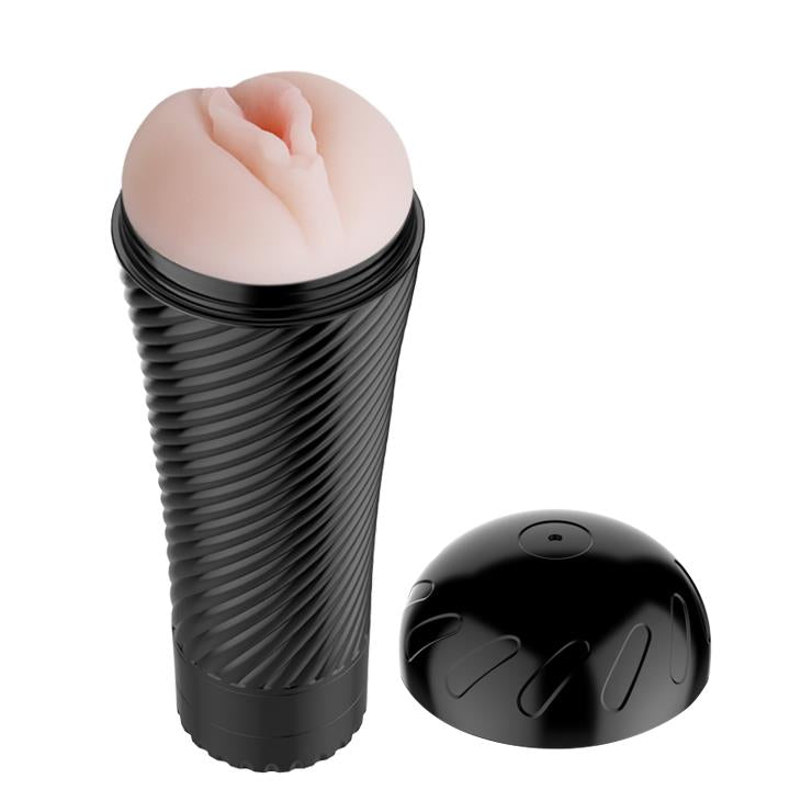 Masturbator vibrant Baile Pink Pussy, roz, 23 cm