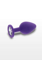 Plug anal Diamond Booty Jewel Crystal, violet, 9 cm