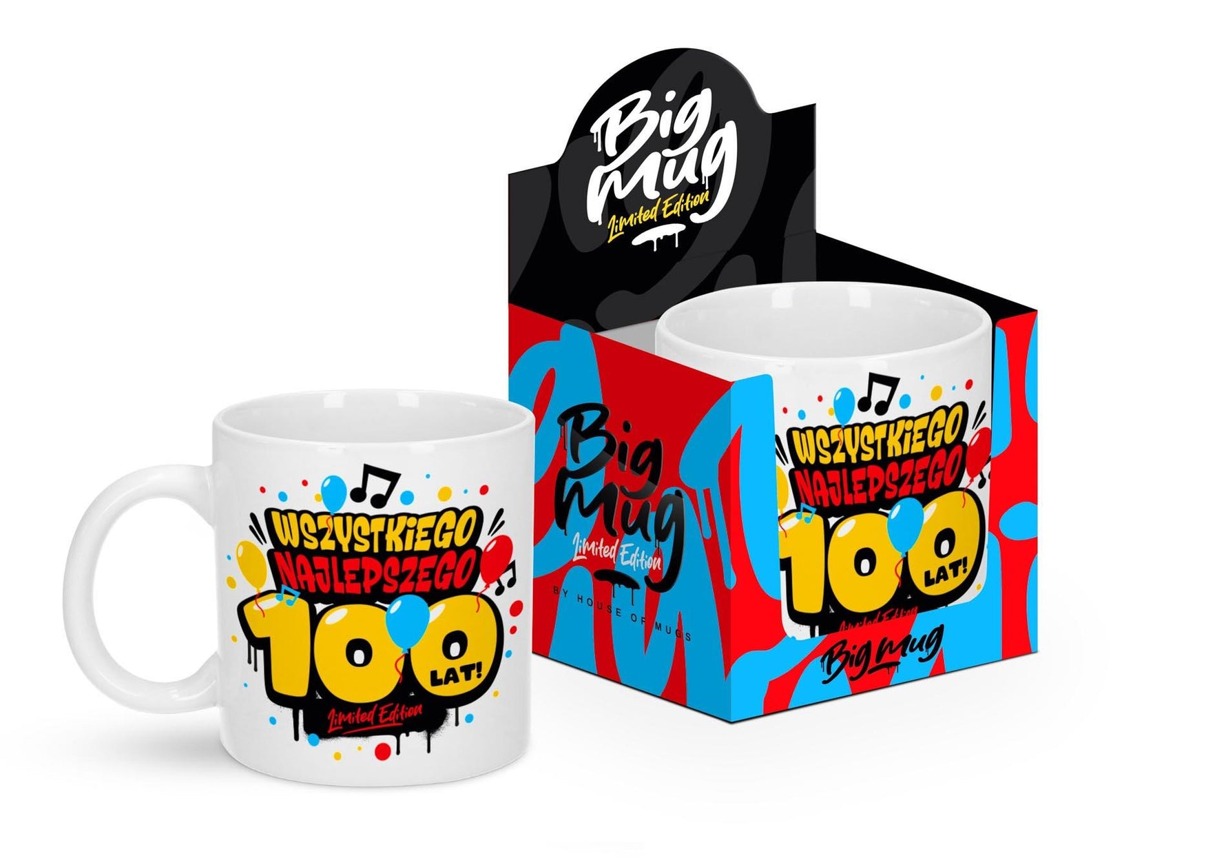 Cană mare 800ml House of Mugs La mulți ani