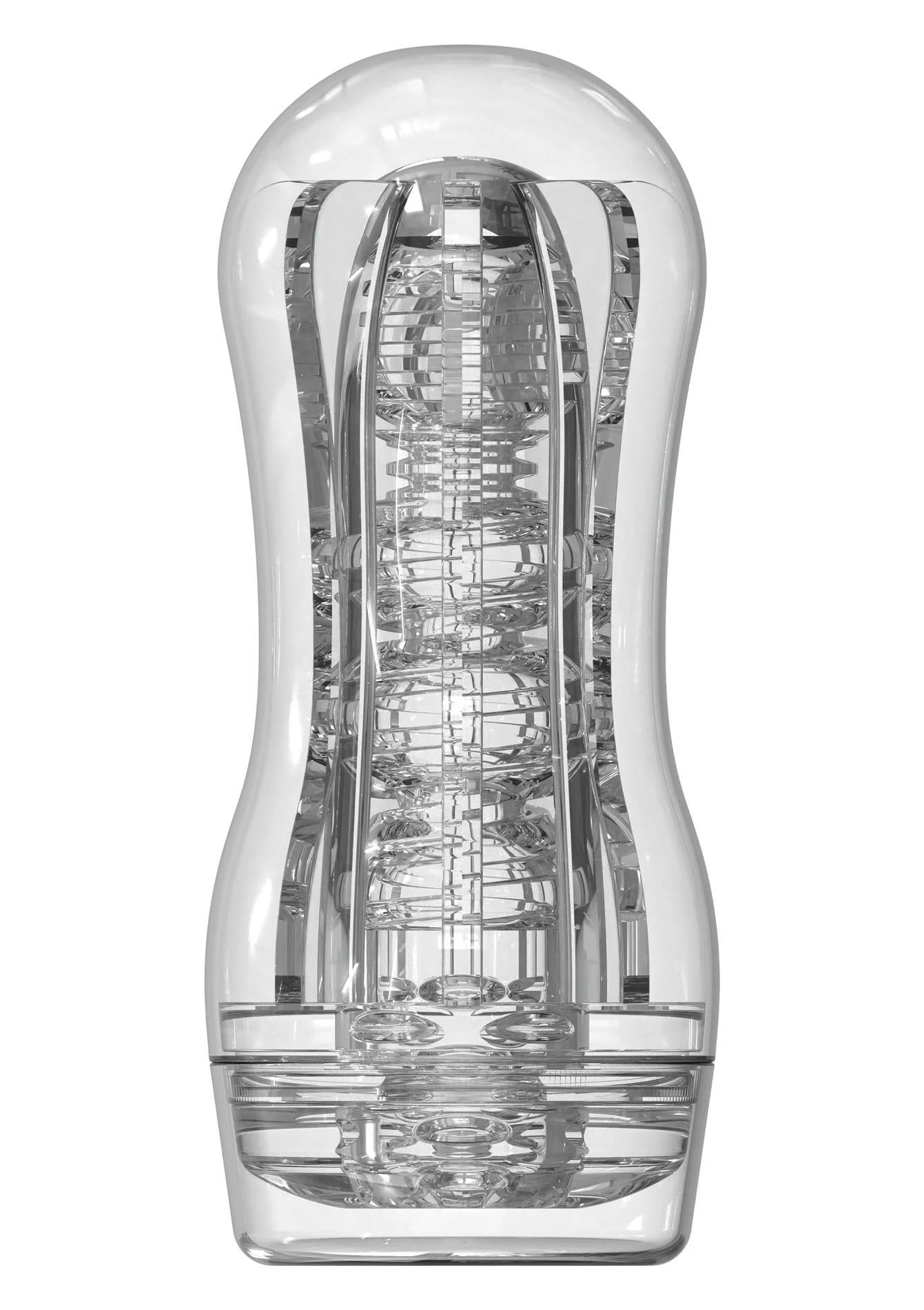 Masturbator cu vid ToyJoy HERO Transparent 18 cm