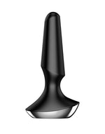 Dop anal vibrant din silicon Satisfyer Plugilicious 2, negru
