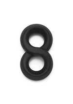 Inel pentru penis Hidden Desire din silicon, negru, 7 cm