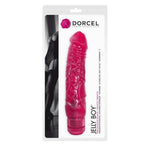 Vibrator realist Jelly Boy Dorcel TPE Magenta 22 cm