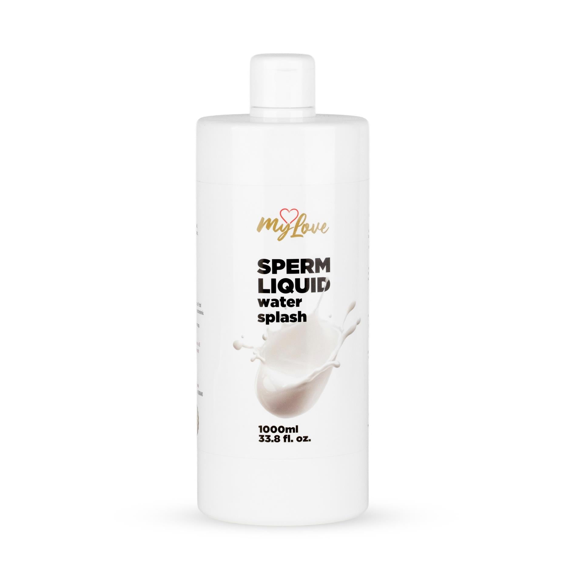 Gel intim MyLove care imită sperma, alb, 1000 ml