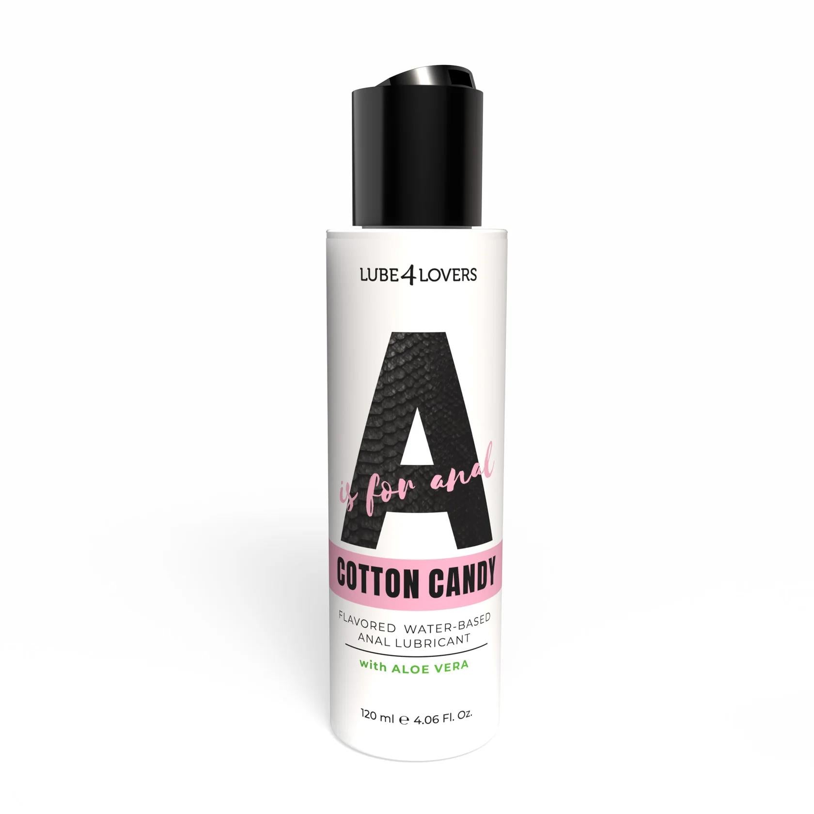 Lubrifiant anal pe bază de apă Lube4lovers, vată de zahăr, 120 ml