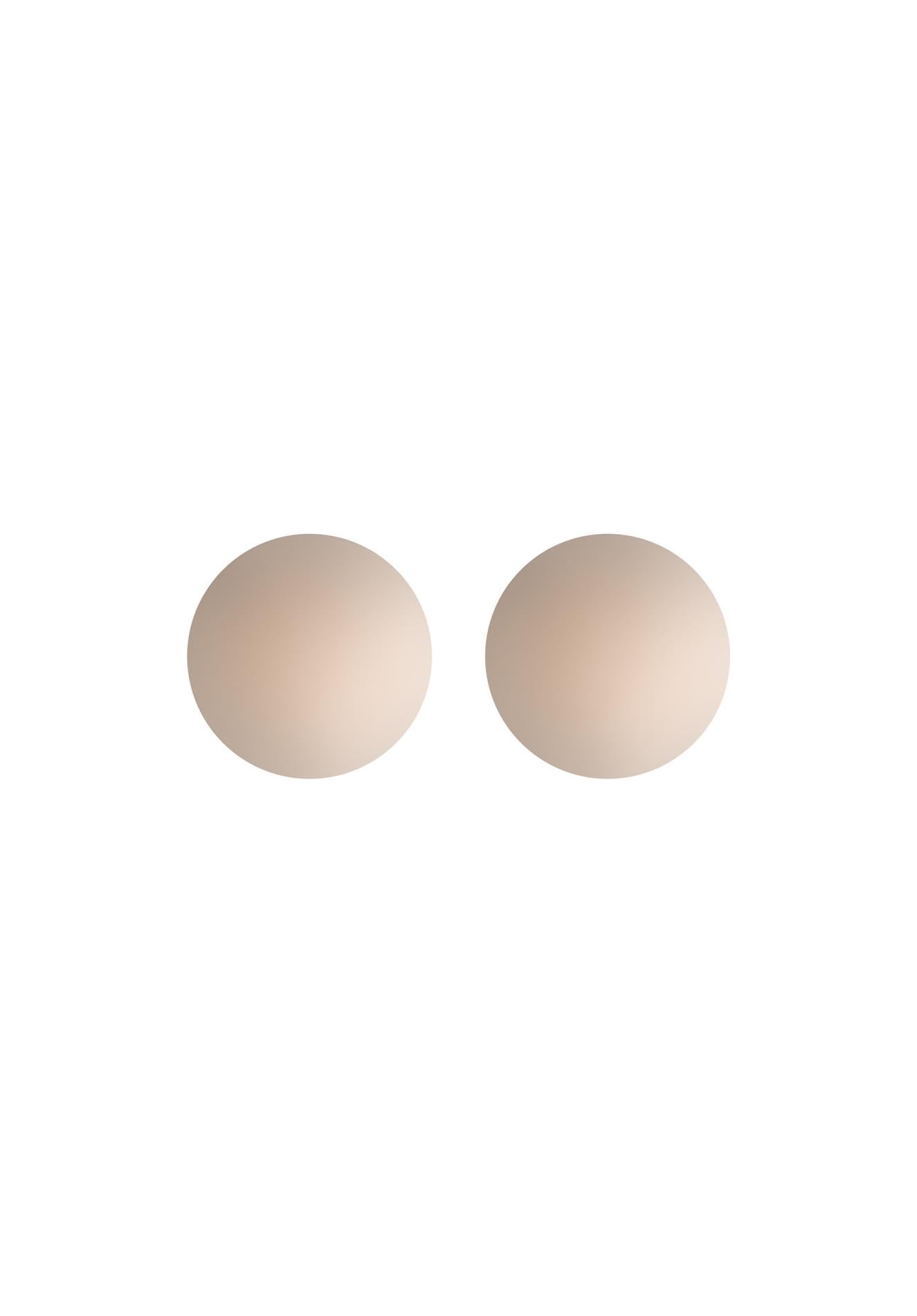 Protectoare autoadezive din silicon pentru mameloane Intimies Obsessive O/S, culoare nud