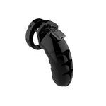 Cușcă de castitate ManCage Neagră 11,5 cm