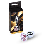 Plug anal argintiu-roz MyLove Toys 7 cm