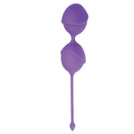 Bile din silicon Palline Delight Toyz4lovers violet 19,5 cm