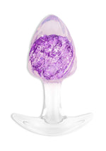 Plug anal ToyJoy Crystal Medium, violet, 9,5 cm