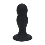 Dop anal dublu din silicon Levelz cu clichet negru M 11 cm