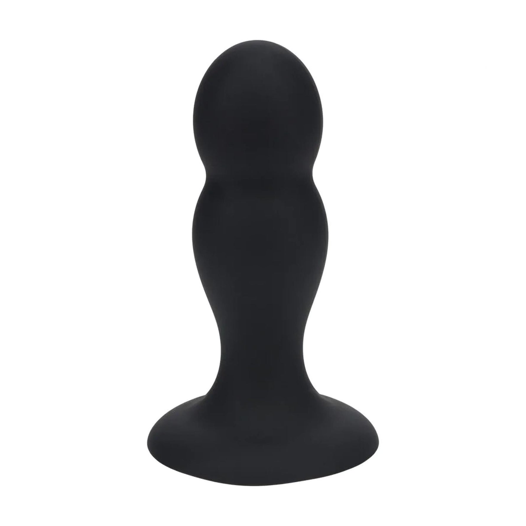 Dop anal dublu din silicon Levelz cu clichet negru M 11 cm