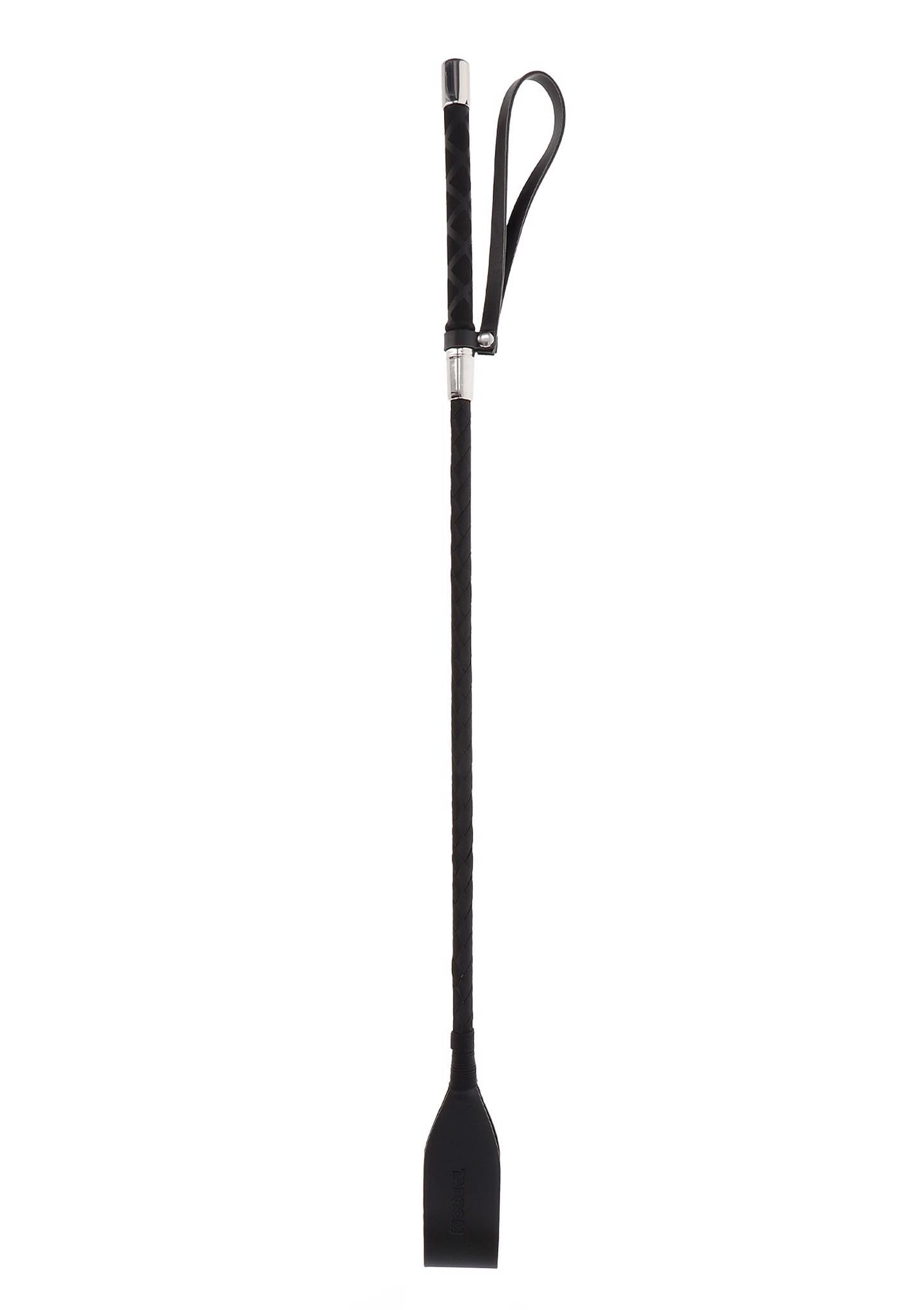 Top scurt de călărie Taboom din piele vegană, negru, 61 cm