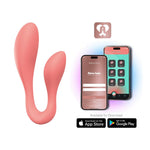 Vibrator dublu Adrien Lastic's Couple Secrets II cu aplicație USB