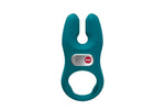 Inel vibrant pentru penis Nos XL, silicon USB, Green Fun Factory