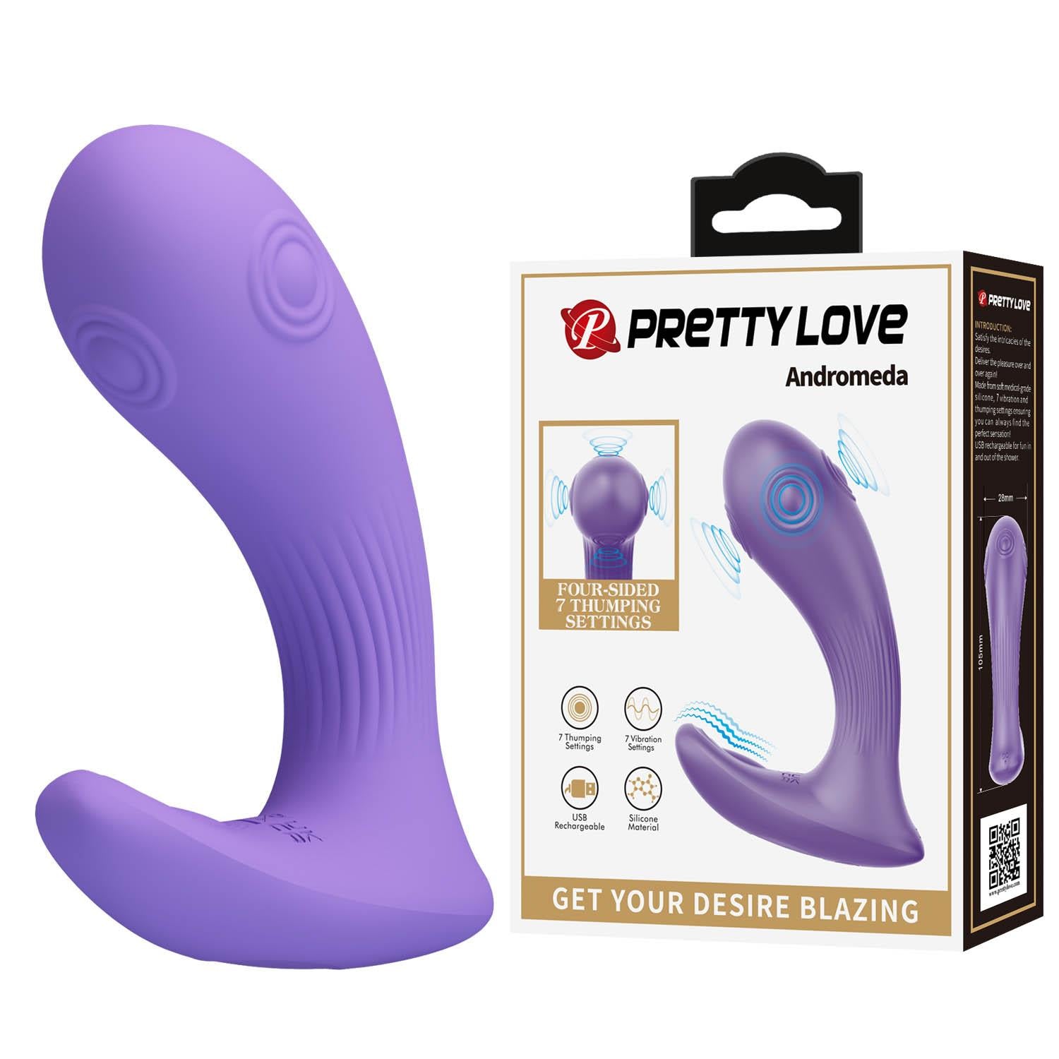 Vibrator Pretty Love Andromeda din silicon pentru punctul G
