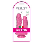 Dildo dublu Caino e Abele PVC roz 15,5 cm