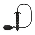 Dop anal gonflabil EasyToys 20 cm negru