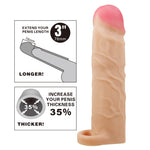 Pretty Love Gerd Flesh TPR Extensor de penis 76mm