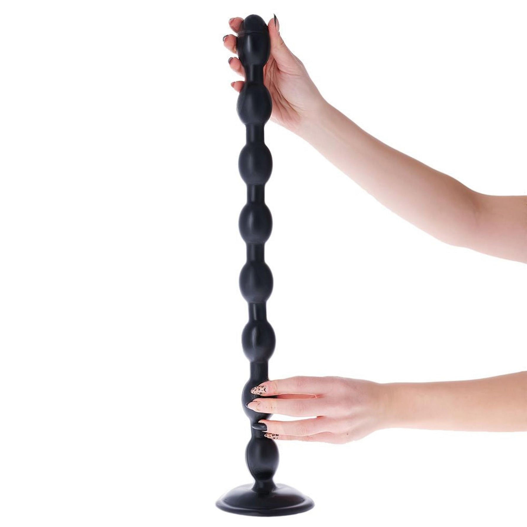 Dop anal Taranaki Toyz4lovers din PVC, negru, 52 cm
