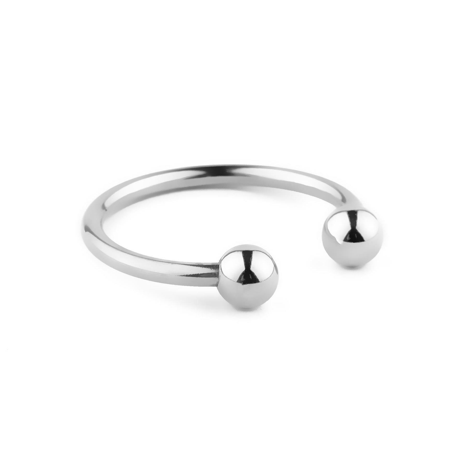 Inel pentru penis din oțel inoxidabil HeavyFun seria B de 32 mm
